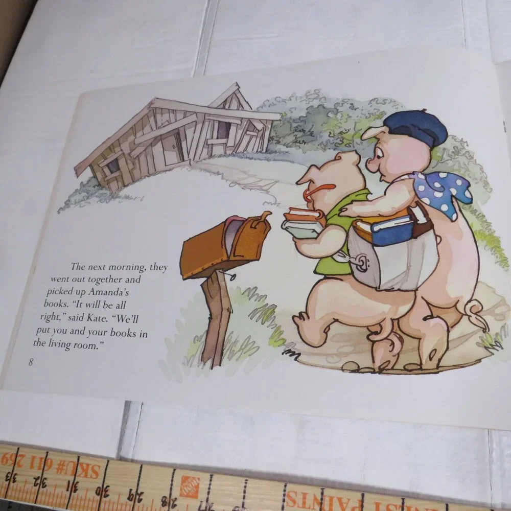 The Three Little Pigs BIG BOOK (almost 2 feet long ) w student story book